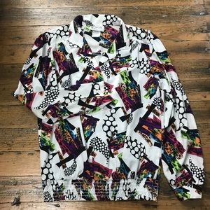 Vintage print blouse